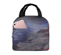 Grand Canyon - Borsa termica per il pranzo, per donne e uomini, riutilizzabile, a prova di perdite, con tasche laterali, contenitori per alimenti più freddi, grande, per lavoro, viaggi all'aperto