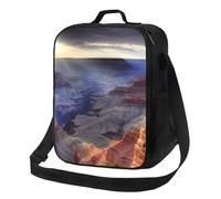 Grand Canyon - Borsa termica per il pranzo, per donne e uomini, riutilizzabile, a prova di perdite, contenitori per alimenti a tracolla, per lavoro, viaggi all'aperto