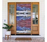 Grand Canyon - Copertura decorativa per porta, perfetta per interni ed esterni, decorazioni natalizie