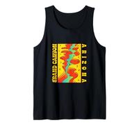 Grand Canyon National Park Arizona Viaggi Retro Groovy Style Canotta