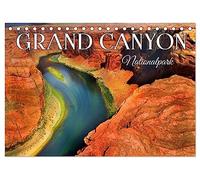 Grand Canyon, Nationalpark (Tischkalender 2026 DIN A5 quer), CALVENDO Monatskalender: Entdecken Sie eine wunderschöne Landschaft aus roten Felsen und tiefen Schluchten.