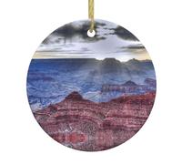 Grand Canyon - Ornamenti natalizi in ceramica per donne, decorazioni per alberi di Natale, ornamenti da appendere