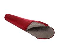 Grand Canyon Whistler 190 Sacco a Pelo Mummia con Cappuccio Piatto e Zip all-Round - Sacco a Pelo Premium per Campeggio all'aperto - Limite 13° - Dalia Rossa