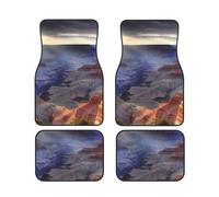 Grand Canyon - Set completo di 4 tappetini per auto, per tutte le condizioni atmosferiche, anteriori e posteriori, antiscivolo, universali, decorativi per interni