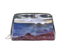 Grand Canyon - Trousse in pelle per cosmetici, organizer da viaggio per articoli da toeletta