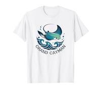 Grand Cayman Souvenir Isole Cayman Grand Cayman Maglietta