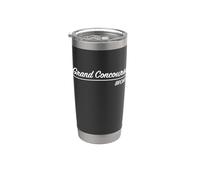 Grand Concourse Bronx New York NY Quartiere Retro Script Bicchiere termico in acciaio inox doppia parete