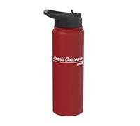 Grand Concourse Bronx New York NY Quartiere Retro Script Stainless Steel Insulated Water Bottle