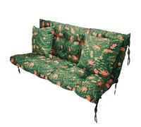 Grand Filippo Cuscini Da Esterno Per Dondolo Da Giardino 150x55x55 cm - Impermeabile Cuscini Per Pallet Con 2 Cuscini 45x45 cm - Cuscino Panca Resistente Alla Muffa E All'umidità - Foglia di Monstera