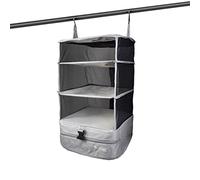 Grand Fusion Stow-N-Go - Piccolo organizer da viaggio e contenitore a cubo, salvaspazio, con ripiani e vano portaoggetti per lavanderia, per risparmiare spazio nelle valigie e ridurre le rughe
