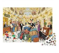 Grand Hotel Concierge Desk Dilemma Puzzle in Legno Impermeabile Puzzles Da 1000 Pezzi Per Adulti Impossibili Giochi Educativi