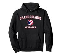 Grand Island Nebraska Felpa con Cappuccio