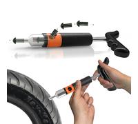 GRAND PITSTOP 21 PCS Tubeless Tire Plugger Repair Kit with Multi-funcional Plier for Punctures And Flats on Cars, Motorcycles, ATV, RV, SUV, Trailer, Trucks & Tractors (15 Mushroom Plugs)