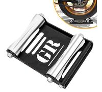 GRAND PITSTOP Motorcycle Wheel Cleaning Stand - Paddock Stand Replacement - Wheel Roller Stand for tire Cleaning & Chain Lubrication (Large)