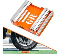 GRAND PITSTOP Motorcycle Wheel Cleaning Stand - Paddock Stand Replacement - Wheel Roller Stand for tire Cleaning & Chain Lubrication (Medium)