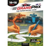GRAND PRIX - The Paper Racing Game: A Formula 1-Style Paper Car Racing Strategy Game: 001 World Circuit - 18+18 Tracks Edition - English