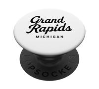 Grand Rapids Michigan 616 Contea di Kent Wyoming Holland Lakes PopSockets PopGrip Adesivo