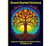 Grand Rooted Universe: Expansive Meditation for Adults & Teens, 150 Pages of Art
