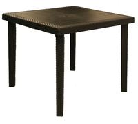 TAVOLO BOHEME GRAND SOLEIL EFFETTO RATTAN 90 x 90 BAR GIARDINO ESTERNO