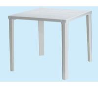 GRAND SOLEIL Grandsoleil Secur Resina Rodi Greenpol Tavolo Quadrato, 80 X 80 X 73 Cm Bianco