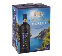 Grand Sud - Merlot, Vino Rosso Francese, Bag in Box 5L (1 x 5 L)