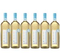 Grand Sud - Vino Bianco Analcolico, Chardonnay Fresco e Morbido (6 x 1 L)