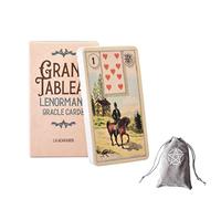 Grand Tableau Lenormand Oracle con Guida,Grand Tableau Lenormand Oracle with Guide Book,Tarot Deck,Firend GameGiochi di divinazione