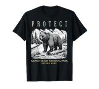 Grand Teton National Park Salva i nostri parchi non profitti Alt US Maglietta