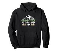 Grand Teton National Park US Wyoming Montagna Uomini Donne Bambini Felpa con Cappuccio