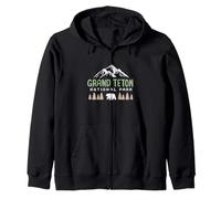 Grand Teton National Park US Wyoming Montagna Uomini Donne Bambini Felpa con Cappuccio