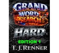 Grand Word Search: A Hard challenge, Edition 1 is a beautifully crafted collection of puzzles designed for adults and seniors to help relax and brighten the day while sharpening focus