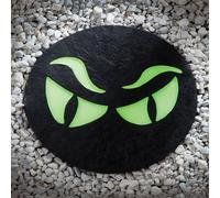 Grande 10 " Diametro Fosforescente Spettri Occhi Giardino Fare un Passo Pietra