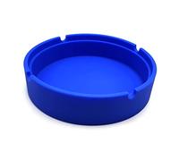 GRANDE 12,8 cm BWD Posacenere Stampo In Silicone Blu Forma Rotonda Sigaretta Cenere Holder Tabacco Indoor Outdoor Pub Bar Uso