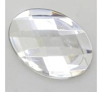 Grande 20 Pz/lotto 30 * 40 MM Abito Ovale Strass Acrilico Fai Da Te Colla-On Bottone accessori-38,30 X 40mm,20Pcs