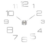 Grande 3D Muro Orologio Arredo Casa Camera Moderno Specchio Design Sticker Fai