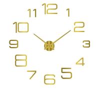 Grande 3D Muro Orologio Arredo Casa Camera Moderno Specchio Design Sticker Fai