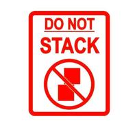 Grande 80 x 103mm - Non Pila - Imballaggio Adesivi/Etichette - Fragile