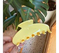 Grande accessorio per capelli in acetato di alta qualità, clip per mascella spessa e sottile elegante per donne e ragazze che cambiano colore del sole, hardware rinforzato realizzato a mano