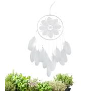 Grande acchiappasogni - Decorazione da parete in piume, design con piume vibranti, filtro da sogno, decorazione per camera da, acchiappasogni, rete da sogni colorata unica per la casa, il