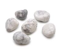Grande Africano Pietre Burattate (6x) - Bianco Howlite Magnesite Ancient Wisdom