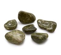Grande Africano Pietre Burattate (6x) - Epidoto Neve Talismano Ancient Wisdom