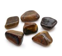 Grande Africano Pietre Burattate (6x) - Tigers Eye Talismano Ancient Wisdom