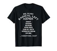 Grande Agenda Spaventosa della Sinistra radicale uguaglianza Sanità libertà Maglietta
