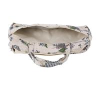 Grande Aghi da Maglieria in Tessuto in Tessuto, Borsa 'organo di Filato per Lana con Tasca Anteriore, Presenta Modelli di Fiori e Foro Traspirante, Ideale per la Conservazione del Trucco, lo (fiore