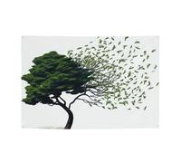 Grande albero che soffia nel vento Banner Party Decor Sfondo Bandiera Festa di compleanno Fotografia Sfondo Decorazione Banner e segni Decorazione da parete Bandiere Forniture per feste Bomboniere 180