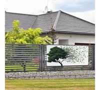 Grande albero che soffia nel vento striscioni e cartelli da appendere alla parete bandiera con corda appesa 89 x 180 cm banner per feste poster sfondo per feste interni ed esterni Capodanno, laurea