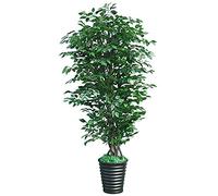 Grande Albero di Banyan Artificiale Finto Albero di Banyan Decorazione Tropicale Piante Ted realistiche/Piante Artificiali Verdi in plastica/cespugli di Verde per la Decorazione Domestica del