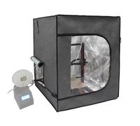 Grande alloggiamento per stampante 3D, 29,5 W x 29,5 l x 35,4 pollici, copertura per stampante 3D, ignifuga, filamento, copertura antipolvere, compatibile con Bambulab X1 P1P P1PS Ender 3 Ender 5 plus
