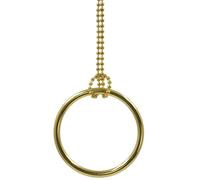Grande anello d'oro e catena illusione - Metal Escape Magic Prop per bambini e artisti di strada
