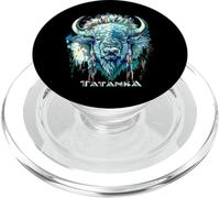 Grande animale dello spirito sacro del bufalo bianco dei nativi americani III PopSockets PopGrip per MagSafe